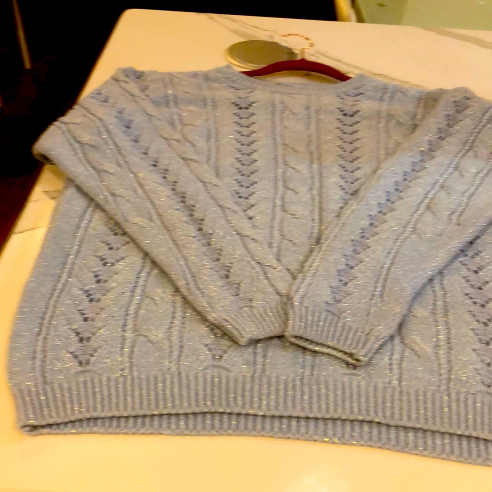 Liz Claiborne Small Baby Blue Sweater